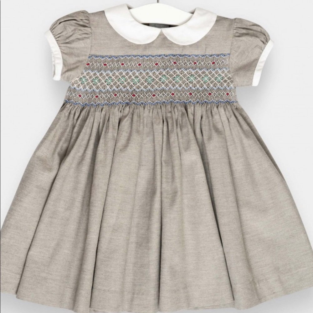 Acanthe Paris pink cotton dress, NWT